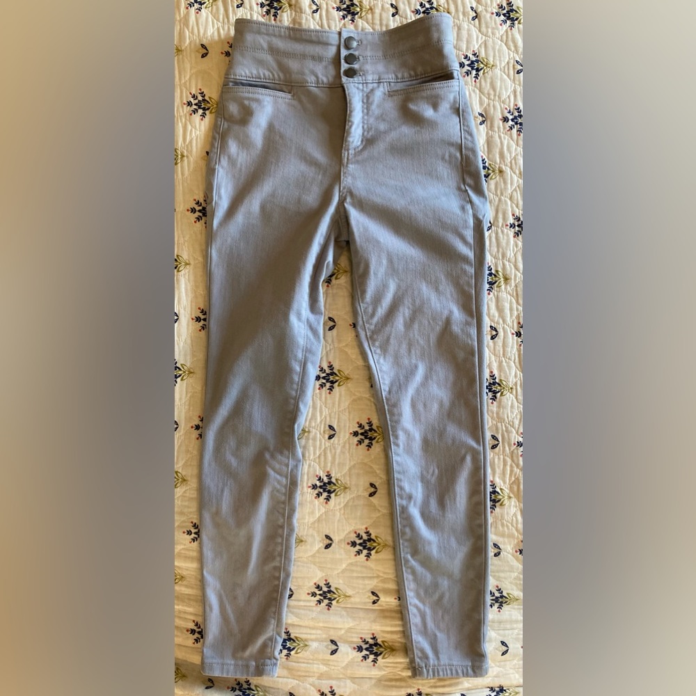 Loft high rise periwinkle jeans 00